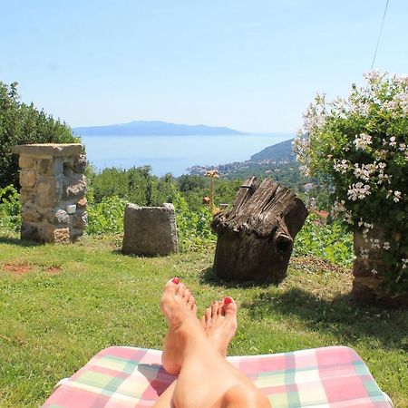Sea View Apartment With Garden Near Opatija Veprinac Exteriör bild