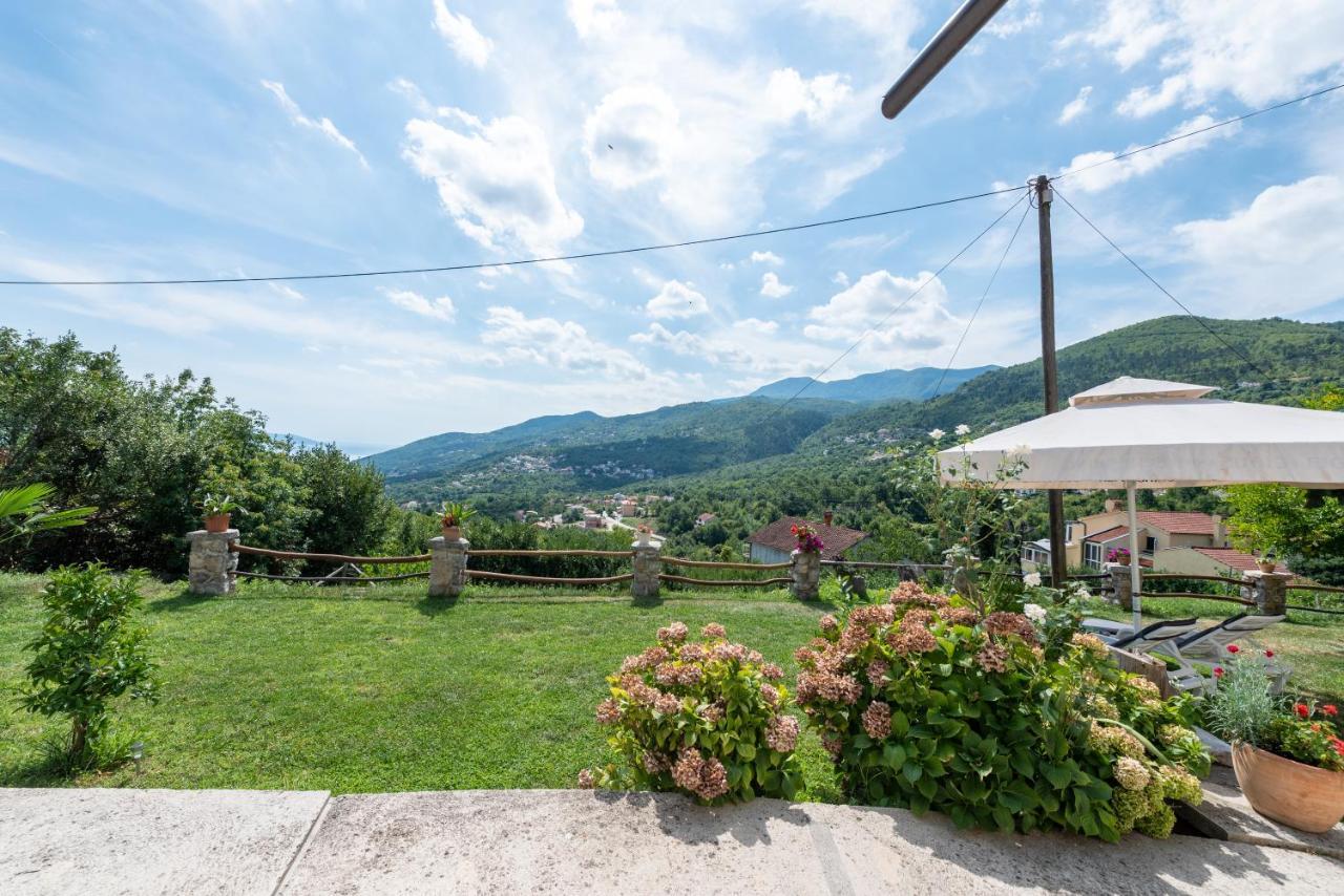 Sea View Apartment With Garden Near Opatija Veprinac Exteriör bild