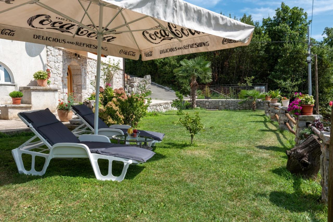 Sea View Apartment With Garden Near Opatija Veprinac Exteriör bild