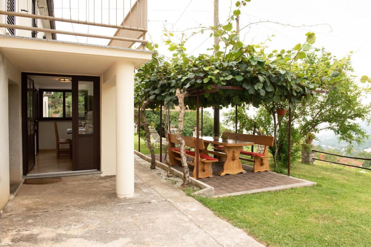 Sea View Apartment With Garden Near Opatija Veprinac Exteriör bild