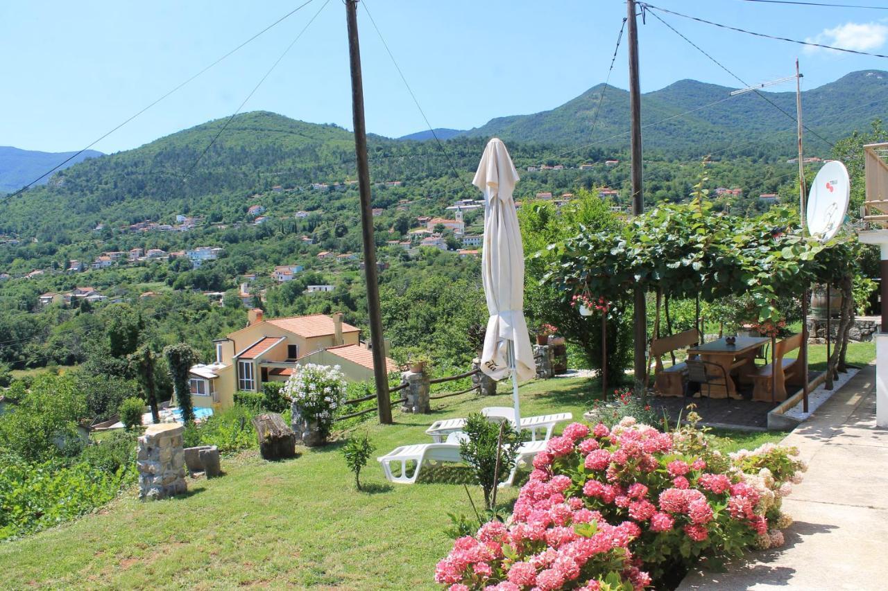 Sea View Apartment With Garden Near Opatija Veprinac Exteriör bild